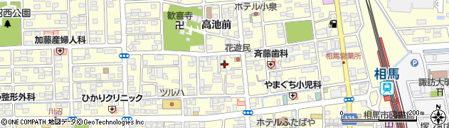 福島県相馬市中村荒井町4周辺の地図