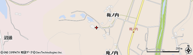 福島県伊達市霊山町山野川福平周辺の地図