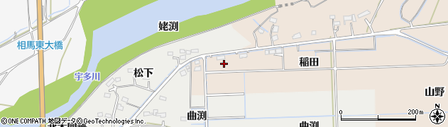 福島県相馬市岩子（稲田）周辺の地図