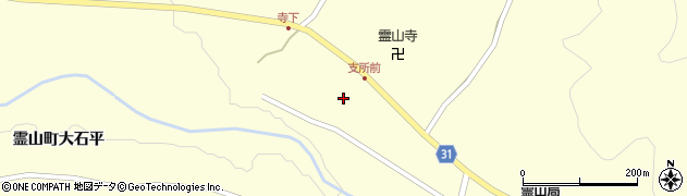 福島県伊達市霊山町大石（三川屋敷）周辺の地図