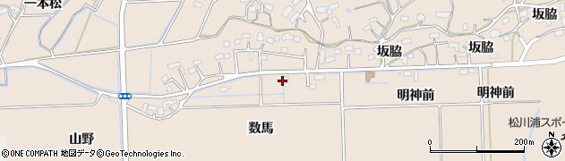 福島県相馬市岩子数馬197周辺の地図