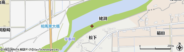 福島県相馬市南飯渕（姥渕）周辺の地図