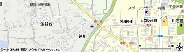 福島県相馬市小野笹川53周辺の地図