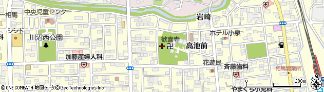 福島県相馬市中村（高池前）周辺の地図