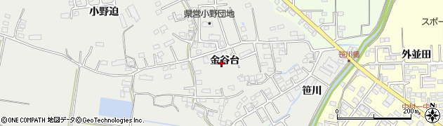 福島県相馬市小野金谷台周辺の地図