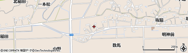 福島県相馬市岩子数馬18周辺の地図