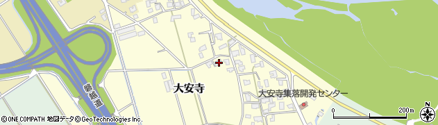 新潟県新潟市秋葉区大安寺1312周辺の地図