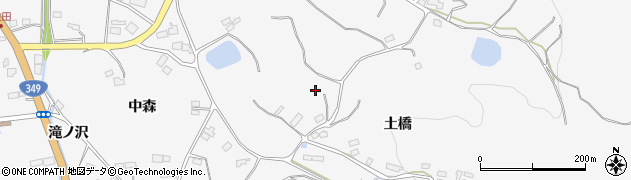 福島県伊達市保原町柱田土橋42周辺の地図