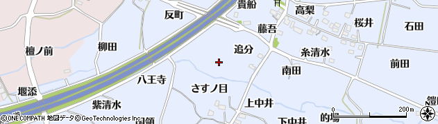 福島県福島市沖高周辺の地図