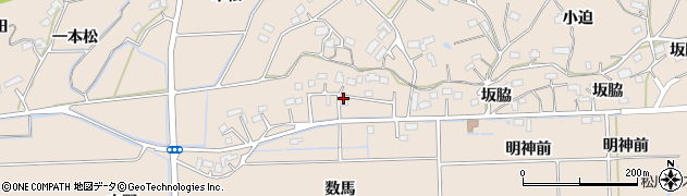 福島県相馬市岩子数馬199周辺の地図