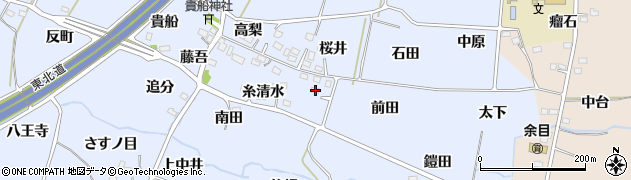 福島県福島市沖高高梨3周辺の地図