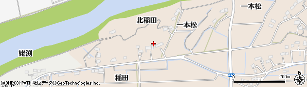 福島県相馬市岩子（北稲田）周辺の地図