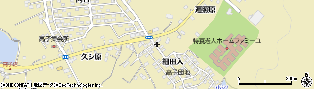 福島県伊達市保原町上保原（細田入）周辺の地図
