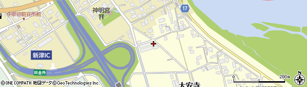 新潟県新潟市秋葉区大安寺1044周辺の地図