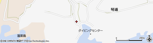 新潟県佐渡市琴浦235周辺の地図