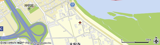 新潟県新潟市秋葉区大安寺358周辺の地図