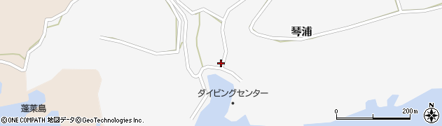 新潟県佐渡市琴浦224周辺の地図