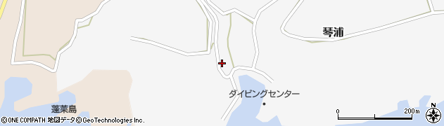 新潟県佐渡市琴浦236周辺の地図