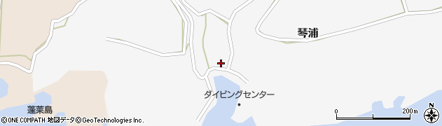 新潟県佐渡市琴浦227周辺の地図