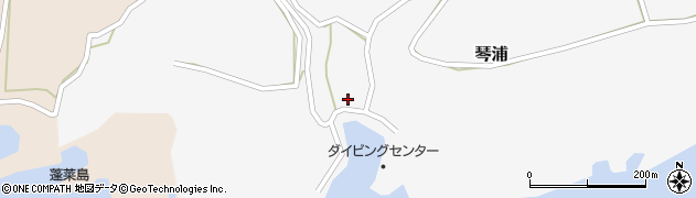 新潟県佐渡市琴浦229周辺の地図