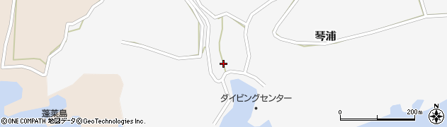新潟県佐渡市琴浦233周辺の地図