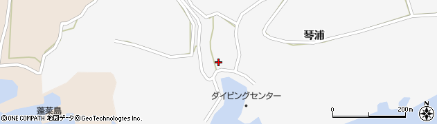 新潟県佐渡市琴浦231周辺の地図