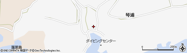 新潟県佐渡市琴浦226周辺の地図