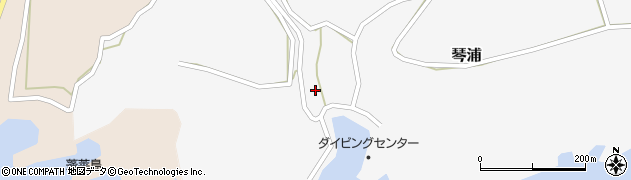 新潟県佐渡市琴浦239周辺の地図