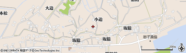 福島県相馬市岩子周辺の地図