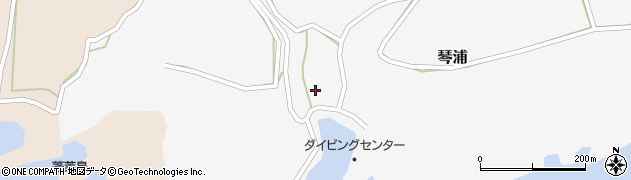 新潟県佐渡市琴浦240周辺の地図
