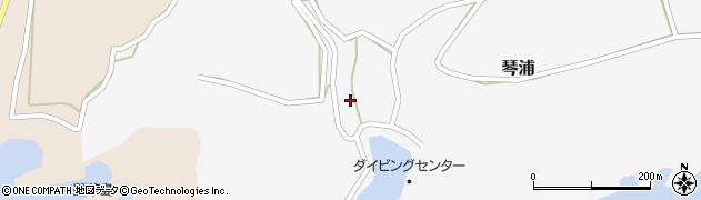 新潟県佐渡市琴浦241周辺の地図