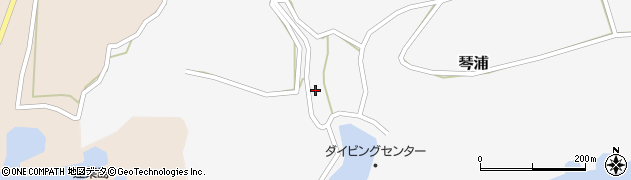 新潟県佐渡市琴浦238周辺の地図