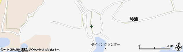 新潟県佐渡市琴浦244周辺の地図