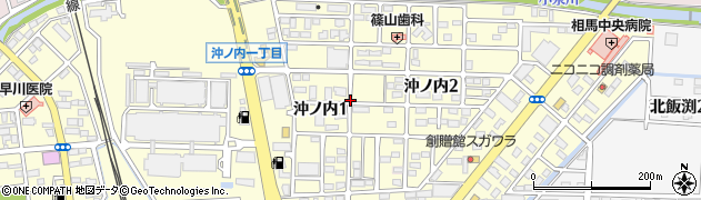 福島県相馬市沖ノ内周辺の地図