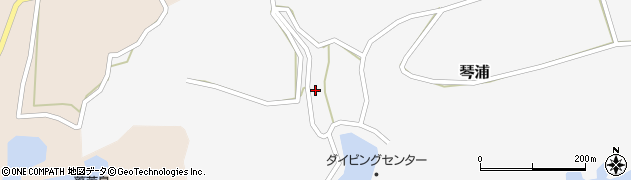 新潟県佐渡市琴浦243周辺の地図