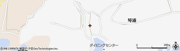 新潟県佐渡市琴浦245周辺の地図