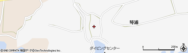 新潟県佐渡市琴浦222周辺の地図