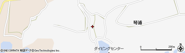 新潟県佐渡市琴浦247周辺の地図