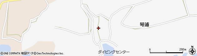 新潟県佐渡市琴浦248周辺の地図
