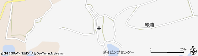 新潟県佐渡市琴浦246周辺の地図