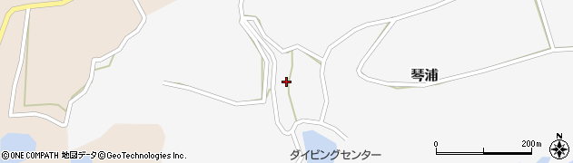 新潟県佐渡市琴浦249周辺の地図