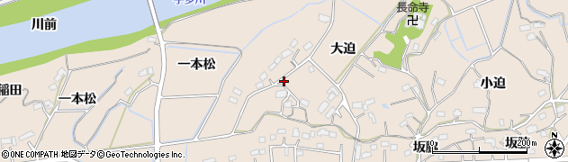 福島県相馬市岩子大迫154周辺の地図
