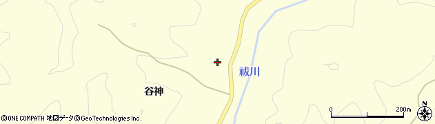 福島県伊達市霊山町大石久保周辺の地図