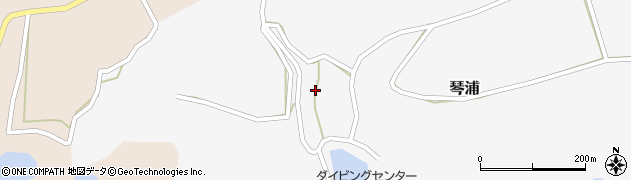 新潟県佐渡市琴浦251周辺の地図