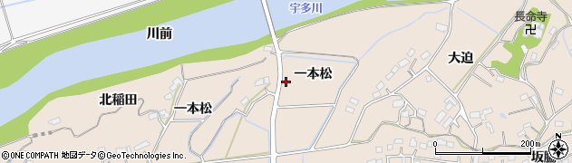 福島県相馬市岩子（一本松）周辺の地図