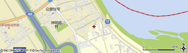 新潟県新潟市秋葉区大安寺342周辺の地図