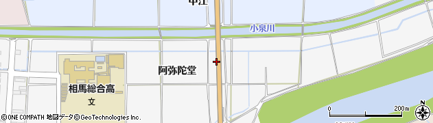 相馬東大橋周辺の地図