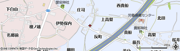 福島県福島市沖高上高梨12周辺の地図