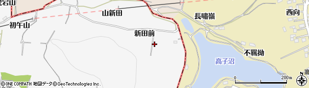 福島県福島市瀬上町（新田前）周辺の地図