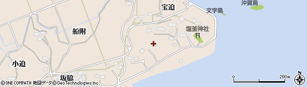福島県相馬市岩子宝迫周辺の地図